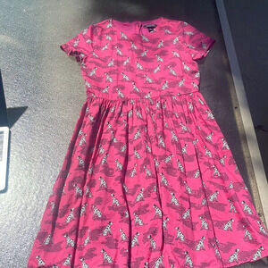 Lands' End Kids Casual Pink Dress